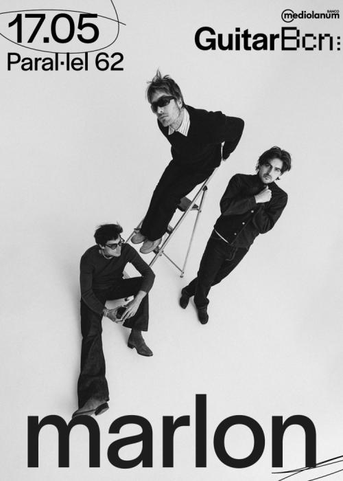 Cartel de Concierto de Marlon en Barcelona