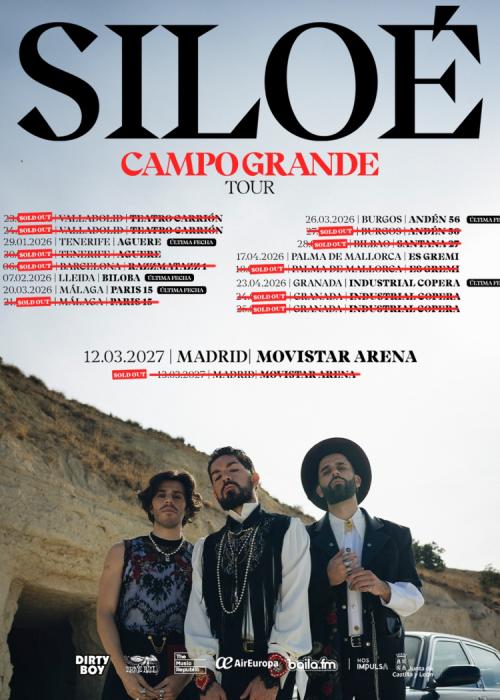 Cartel de Concierto de Siloé en Granada (Tercera Fecha)