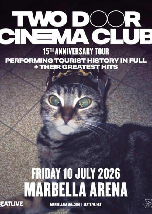 Cartel de Concierto de Two Door Cinema Club en Marbella