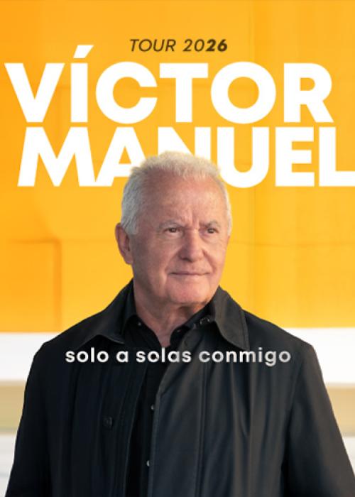 Cartel de Concierto de Victor Manuel en Avilés