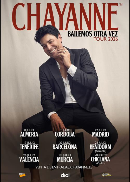 Cartel de Concierto de Chayanne en Almería