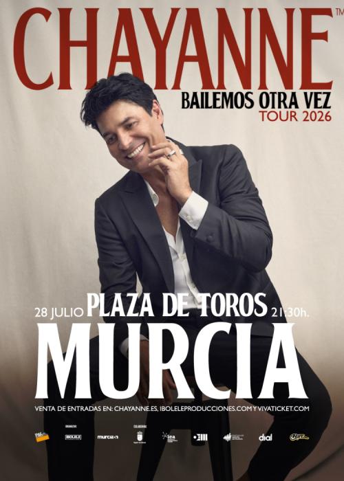 Cartel de Concierto de Chayanne en Murcia