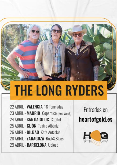 Cartel de Concierto de The Long Ryders en Bilbao