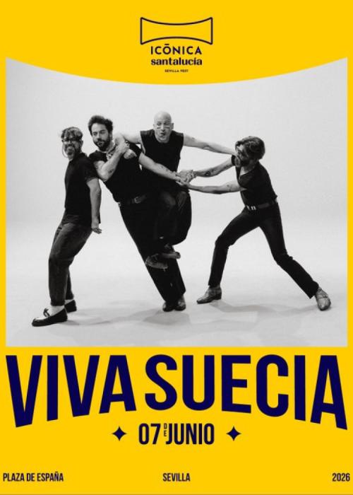 Cartel de Concierto de Viva Suecia en Sevilla