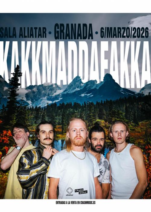 Cartel de Concierto de Kakkmaddafakka en Granada