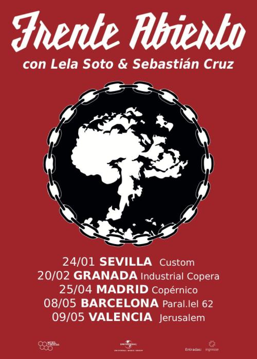 Cartel de Concierto de Frente Abierto en Madrid