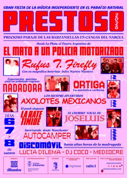 Cartel de Prestoso Fest 2026