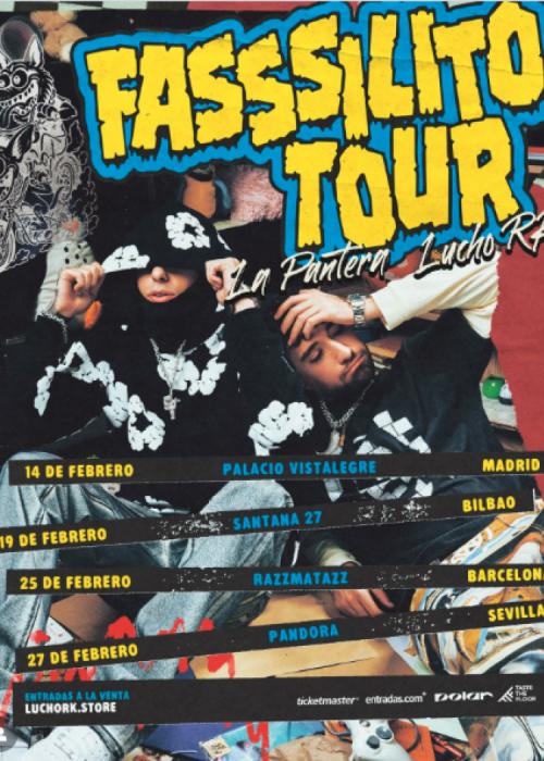 Cartel de Concierto de Lucho RK + La Pantera en Barcelona