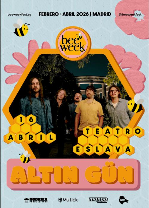Cartel de Concierto de Altin Gün en Madrid