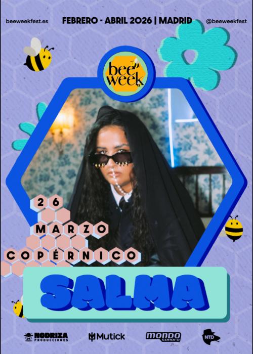 Cartel de Concierto de Salma en Madrid