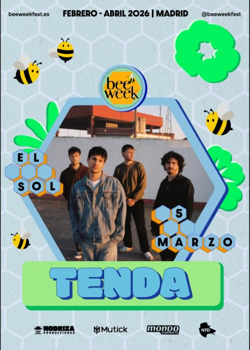 Cartel de Concierto de Tenda en Madrid