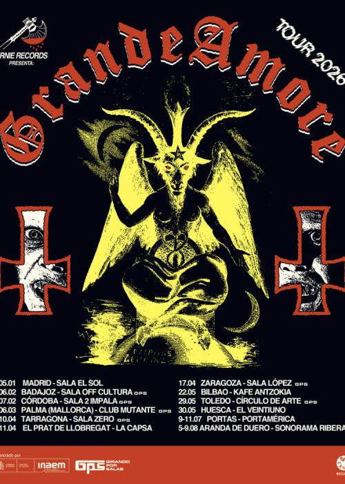 Cartel de Concierto de Grande Amore en Tarragona