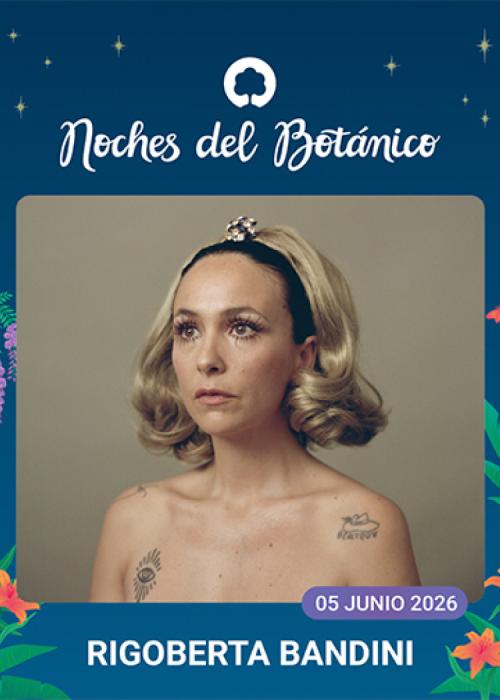 Cartel de Concierto de Rigoberta Bandini en Madrid