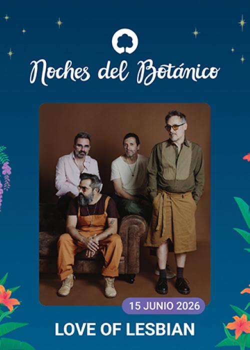 Cartel de Concierto de Love of Lesbian en Madrid