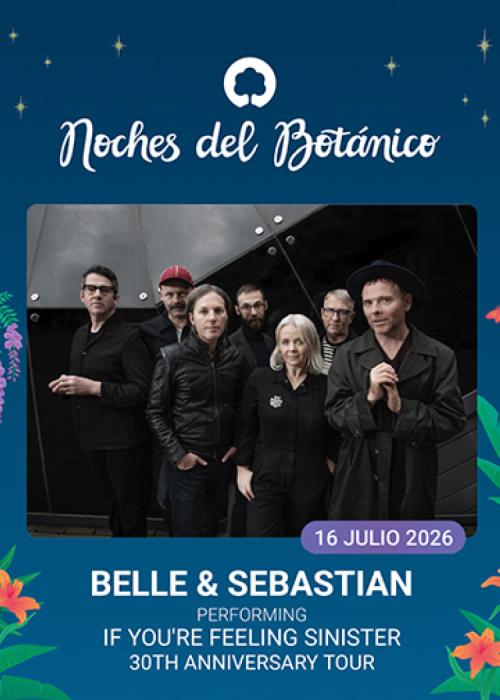 Cartel de Concierto de Belle & Sebastian en Madrid