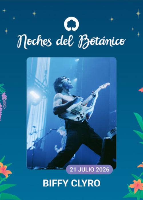 Cartel de Concierto de Biffy Clyro en Madrid