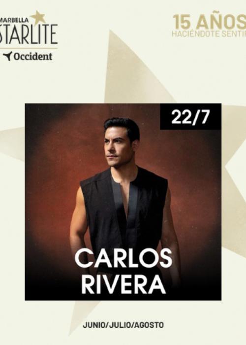 Cartel de Concierto de Carlos Rivera en Marbella