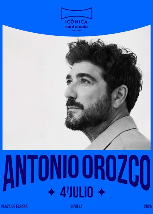 Cartel de Concierto de Antonio Orozco en Sevilla