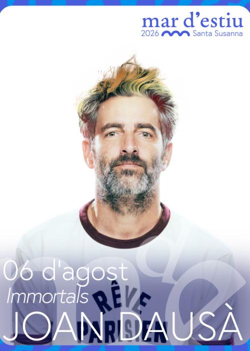 Cartel de Concierto de Joan Dausà en Santa Susanna