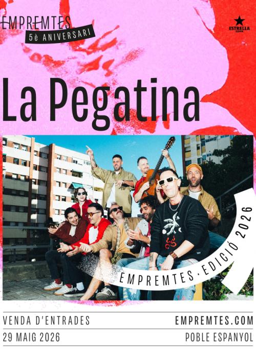 Cartel de Concierto de La Pegatina en Barcelona