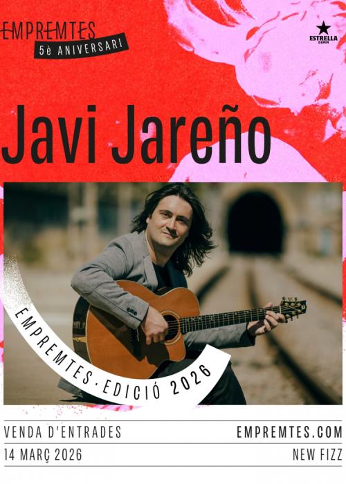 Cartel de Concierto de Javi Jareño en Barcelona
