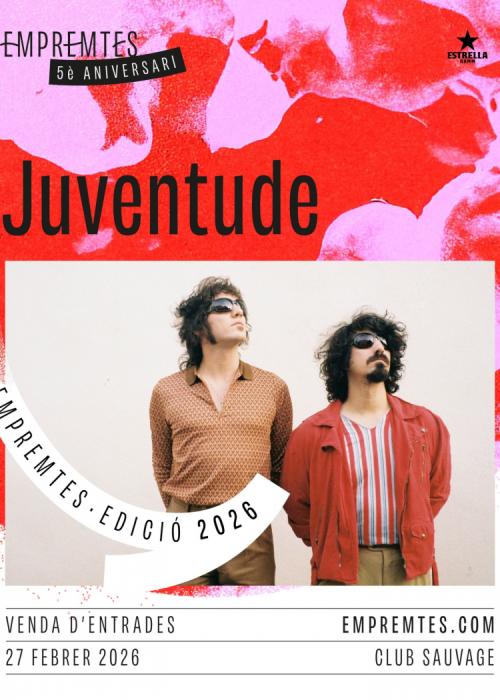 Cartel de Concierto de Juventude en Barcelona