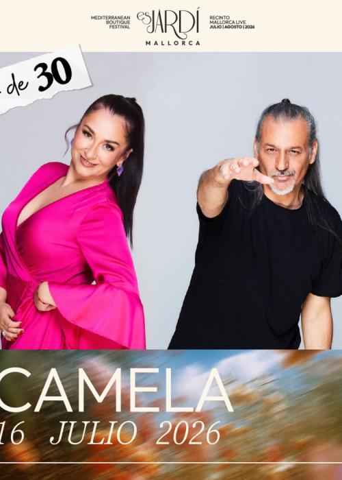 Cartel de Concierto de Camela en Palma de Mallorca