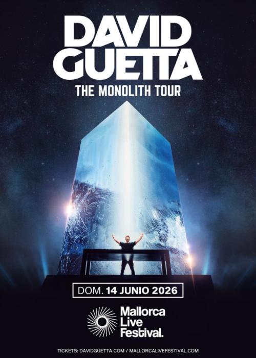 Cartel de Concierto de David Guetta en Palma de Mallorca