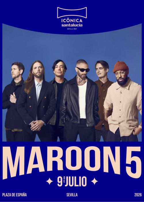 Cartel de Concierto de Maroon 5 en Sevilla