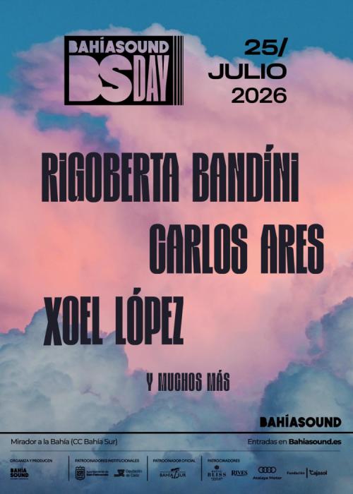 Cartel de Rigoberta Bandini + Xoel López + Carlos Ares en San Fernando