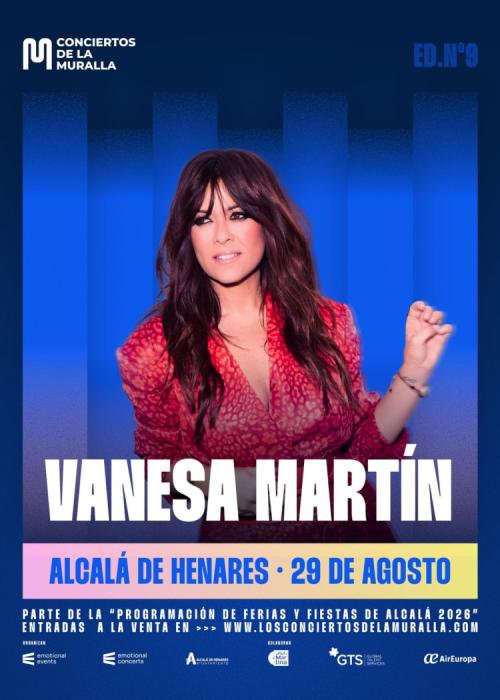 Cartel de Concierto de Vanesa Martín en Alcalá de Henares