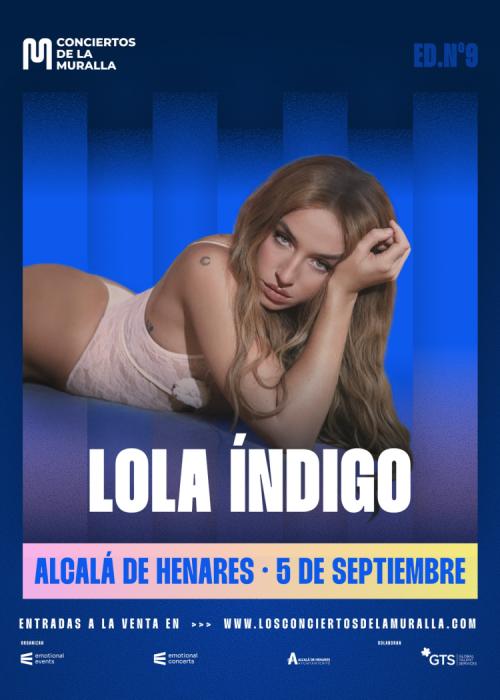 Cartel de Concierto de Lola Indigo en Alcalá de Henares