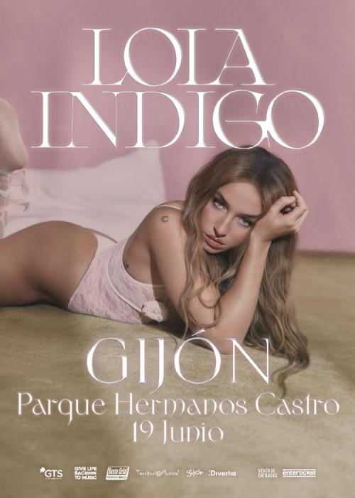 Cartel de Concierto de Lola Indigo en Gijón