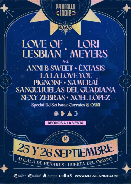 Cartel de Muralla Indie 2026