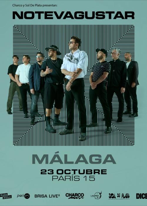 Cartel de Concierto de No Te Va Gustar en Málaga