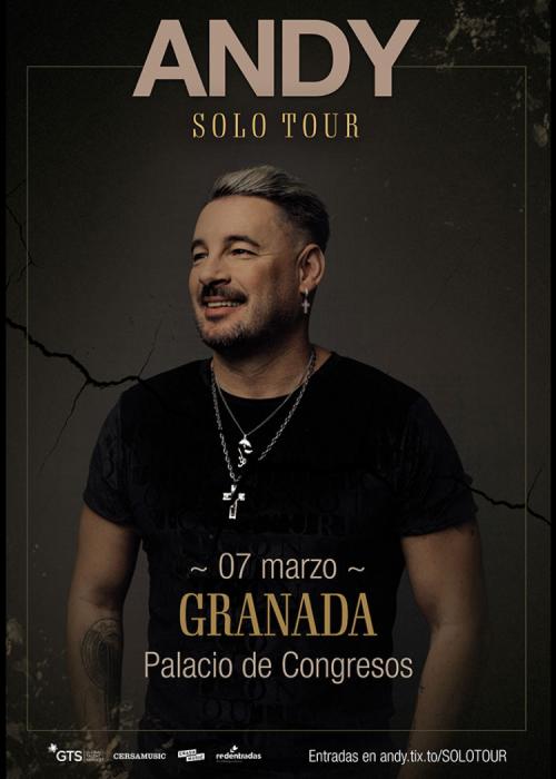 Cartel de Concierto de Andy en Granada