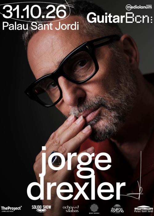 Cartel de Concierto de Jorge Drexler en Barcelona