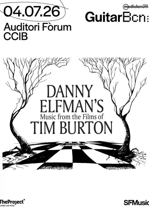 Cartel de Concierto de Danny Elfman en Barcelona