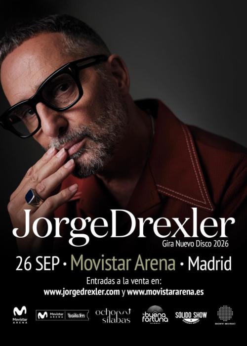 Cartel de Concierto de Jorge Drexler en Madrid