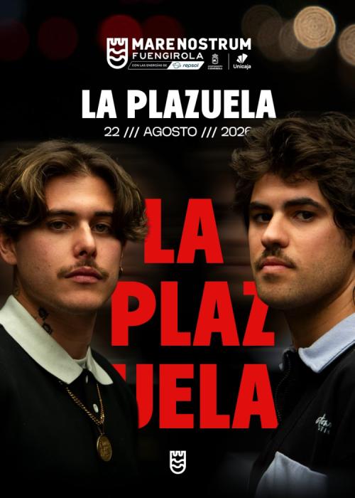 Cartel de Concierto de La Plazuela en Fuengirola