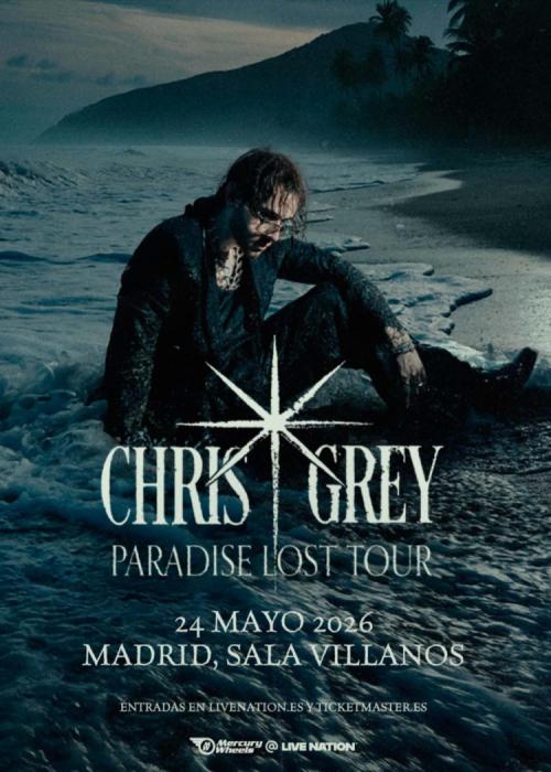 Cartel de Concierto de Chris Grey en Madrid