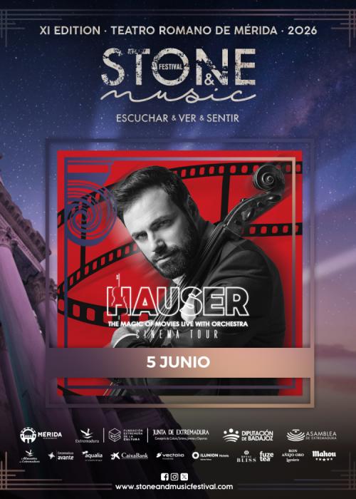 Cartel de Concierto de Hauser en Mérida