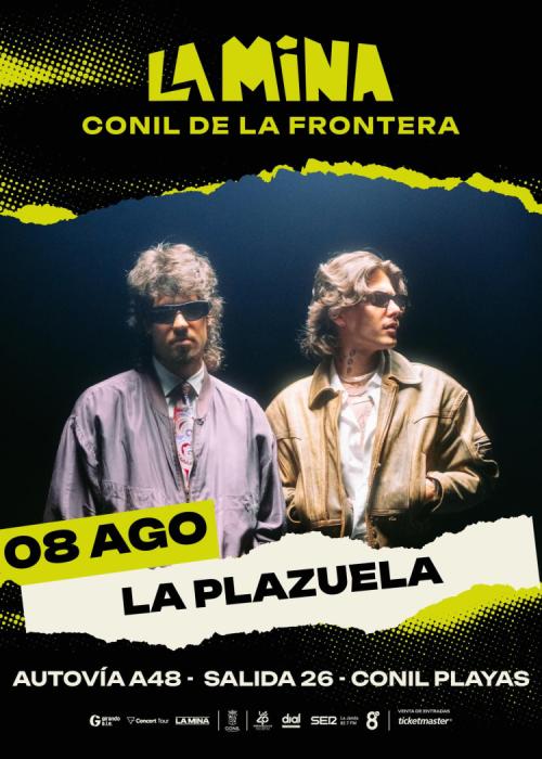 Cartel de Concierto de La Plazuela en Conil de la Frontera