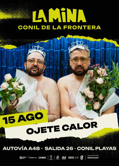 Cartel de Concierto de Ojete Calor en Conil de la Frontera