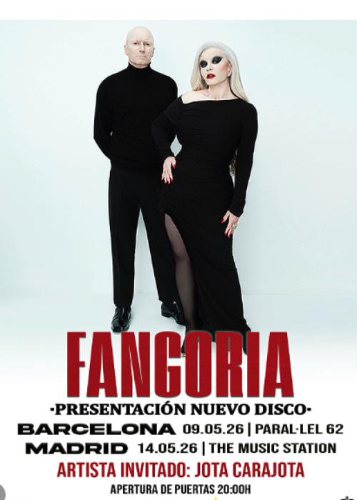 Cartel de Concierto de Fangoria en Barcelona