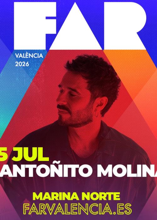 Cartel de Concierto de Antoñito Molina en Valencia