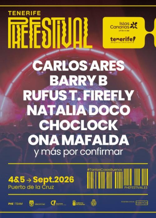 Cartel de Tenerife Phe Festival 2026