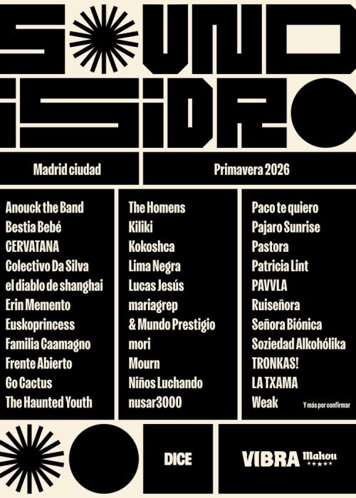 Cartel de Concierto de De Ninghures en Madrid