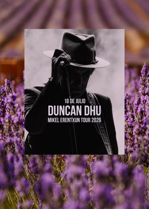Cartel de Concierto de Duncan Dhu en Brihuega - Guadalajara