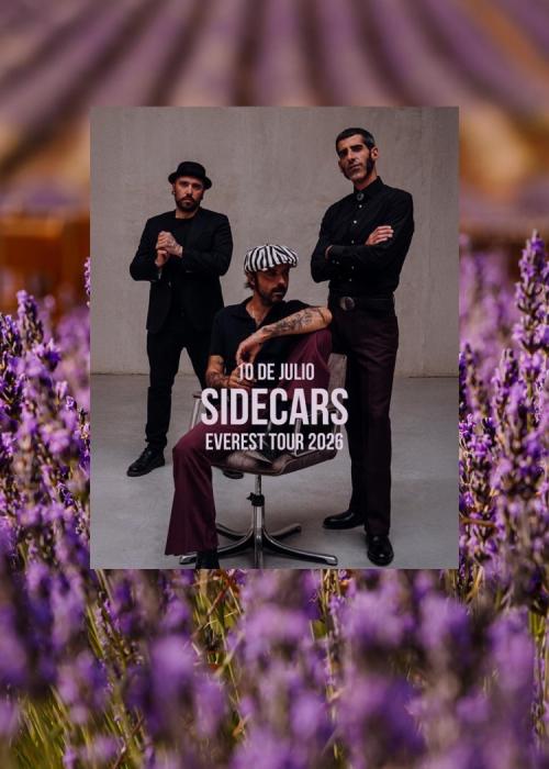Cartel de Concierto de Sidecars en Brihuega - Guadalajara